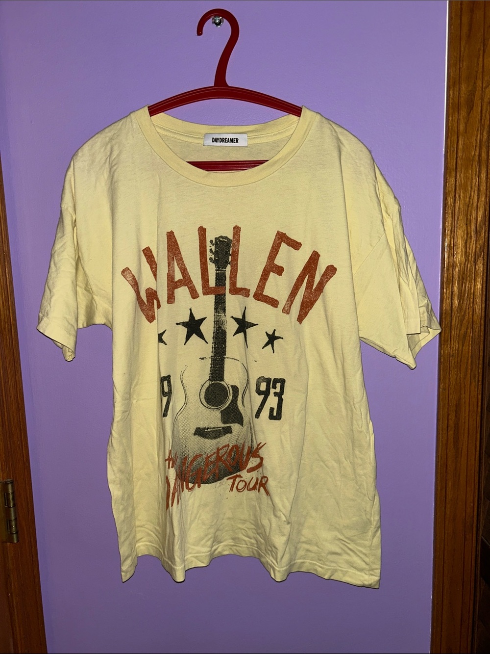 Daydreamer Morgan Wallen Dangerous Tour Tee Size Small